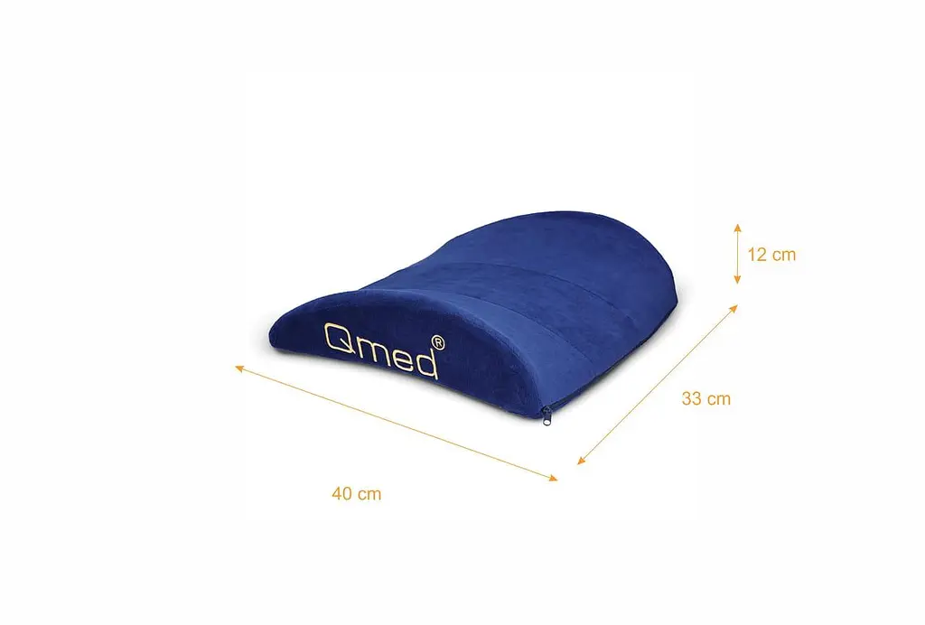 Подушка ортопедична під спину Lumbar Support Hard жорстка Qmed 40x33x12 см med0001379 - фото 3