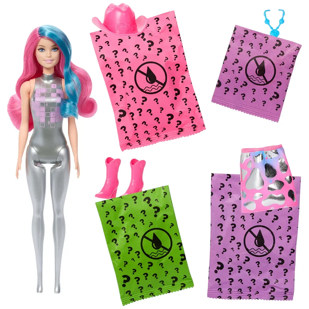 Лялька-сюрприз Barbie Color Reveal Зірки диско (JCP01) - фото 3