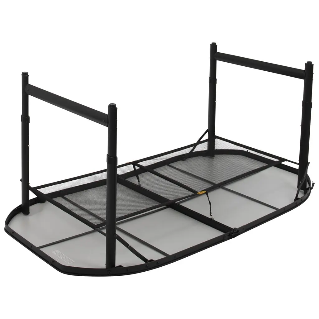 Стіл Bo-Camp Northgate Oval 150x80 cm Black/Grey (1404188) - фото 5