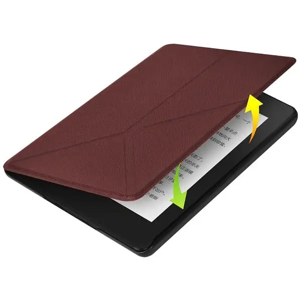 Обложка Ultra Slim Origami BeCover для Amazon Kindle Paperwhite 12th Gen. 2024 7" Red Wine (712842) - фото 6