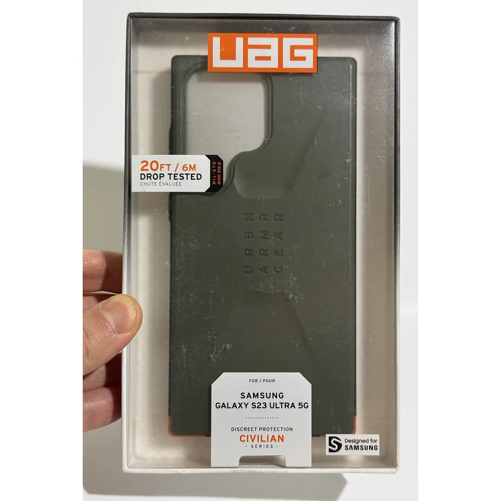 Протиударний чохол UAG Civilian Samsung Galaxy S23 Ultra Olive (214136117272) - фото 3