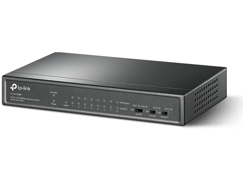 Комутатор TP-LINK TL-SF1009P - фото 2