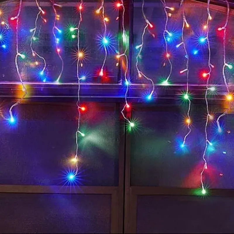 Гірлянда ColorWay Бахрома 3мx0.6м 100Led IP20 кольорова (CW-GF-100L36VMC) - фото 6