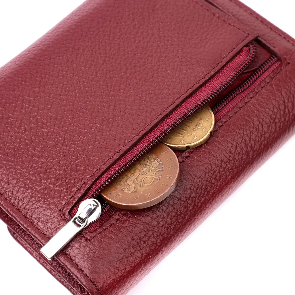 Жіночий шкіряний гаманець ST Leather 11.7х9.5х2 см acs0028401 - фото 6