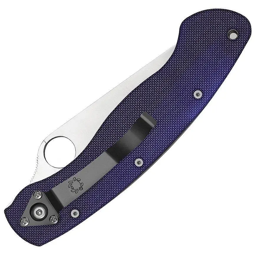 Ніж Spyderco Military, S110V, синий (C36GPDBL) - фото 2