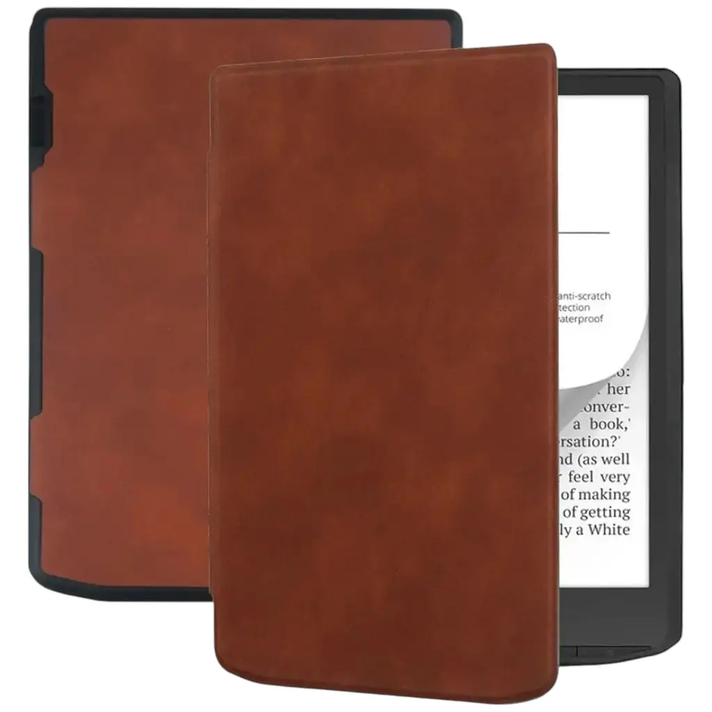 Чехол обложка Primolux TPU для электронной книги PocketBook 743 InkPad 4 - Brown - фото 1