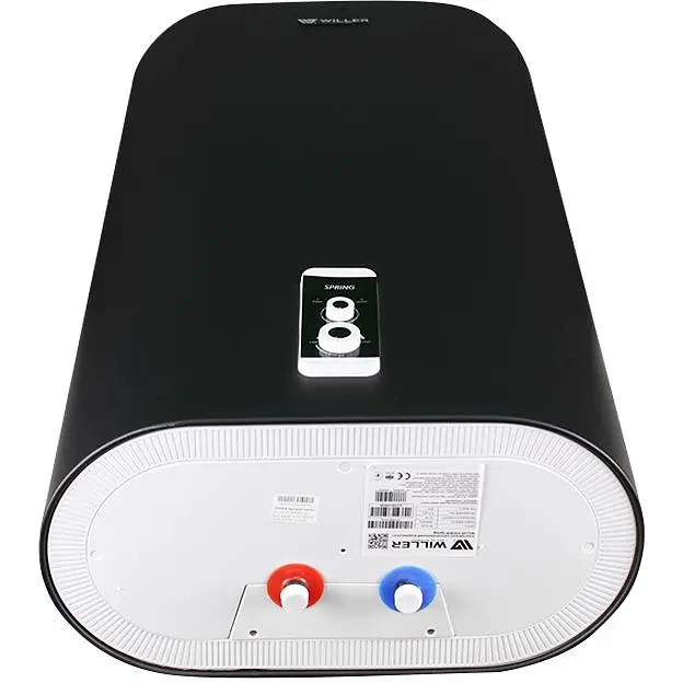 Водонагреватель Willer EVH80R Spring универсальный черный матовый - фото 3