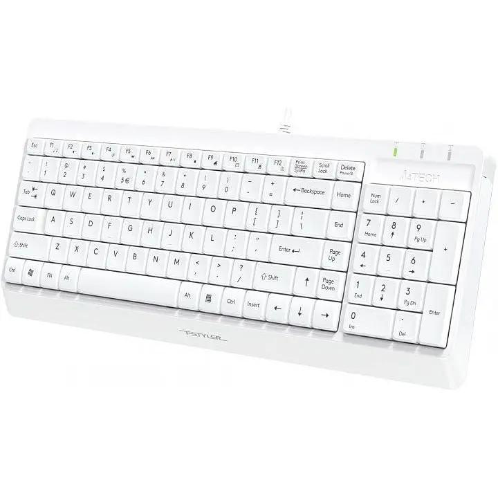 Клавіатура дротова A4Tech Fstyler FK15 White USB - фото 5