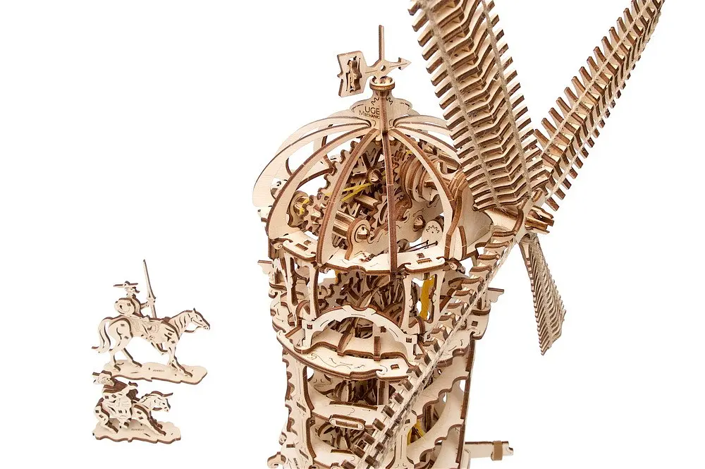 Механический 3D Пазл Ukrainian Gears Башня-Мельница, 585 элементов (70055) - фото 4