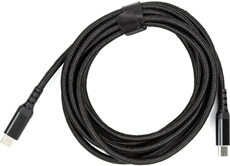 Кабель San Guan USB Type-C - USB Type-C (M/M) PD 60W, 3 м, Black (CA914104) - фото 3