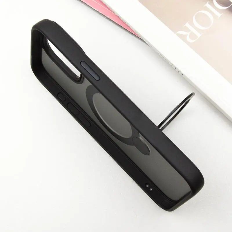 Чохол Ummi Colorful with MagSafe HQ Ring для Apple iPhone 15 (6.1) Black - фото 4