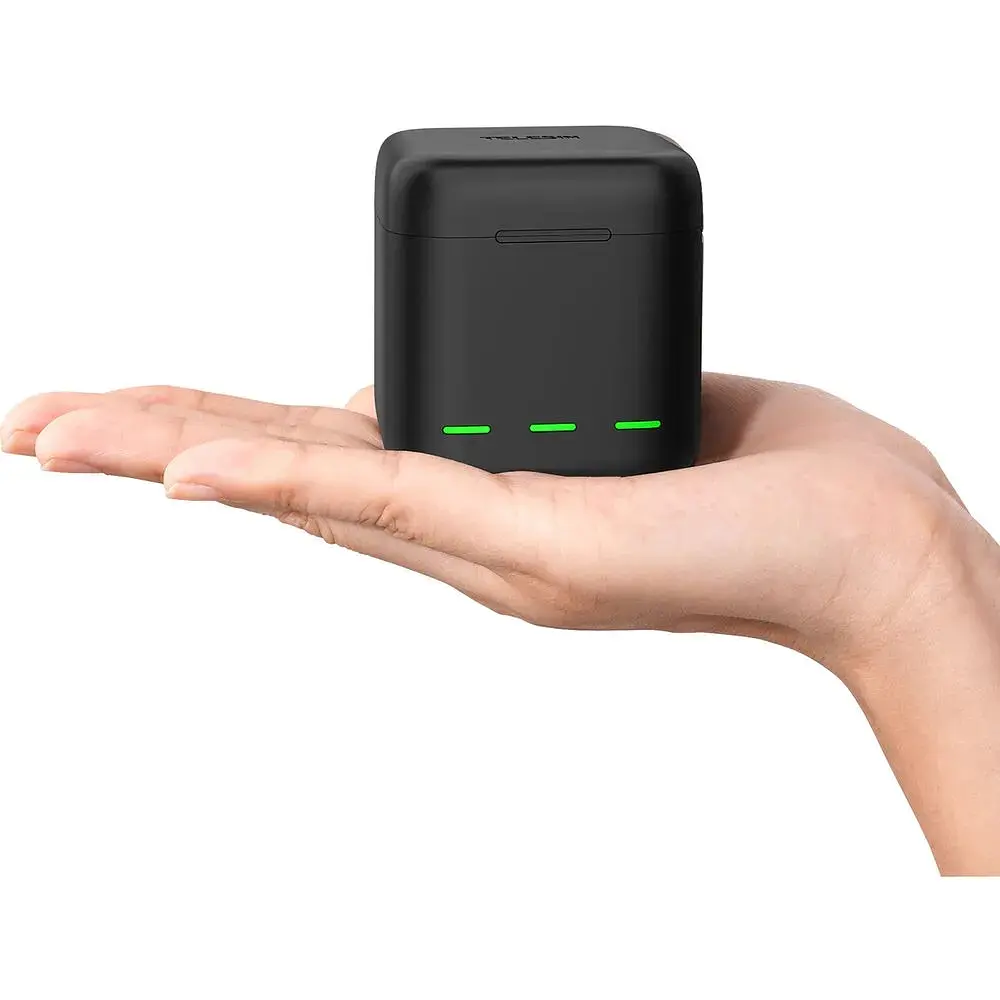 Зарядний пристрій Telesin 3-Channel Battery Charger для HERO 9/10/11 (GP-BCG-901) [76677] - фото 7