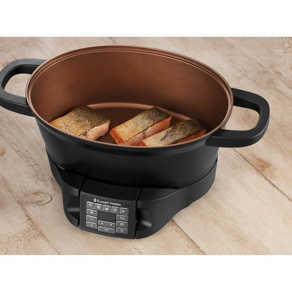 Мультиварка Russell Hobbs GoodToGo 1000 Вт чорна (28270-56) - фото 13