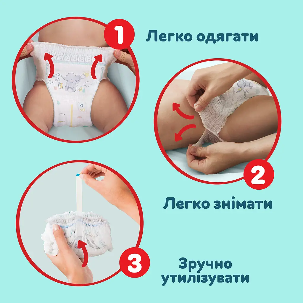 Набір трусики-підгузки Pampers Premium Care Pants 5 (11-17 кг) 102 шт. - фото 3