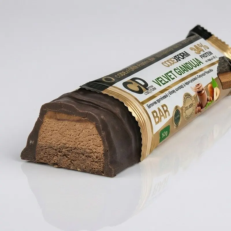 Блок протеїнових батончиків CODExFORM Protein Bar 12*50 г - Джандуя - фото 4