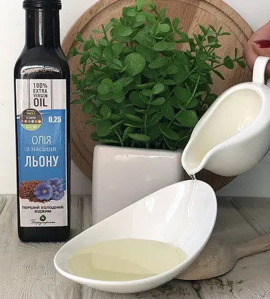 Олія льону, холодний віджим (250ml) "Біорозторопша" - фото 2