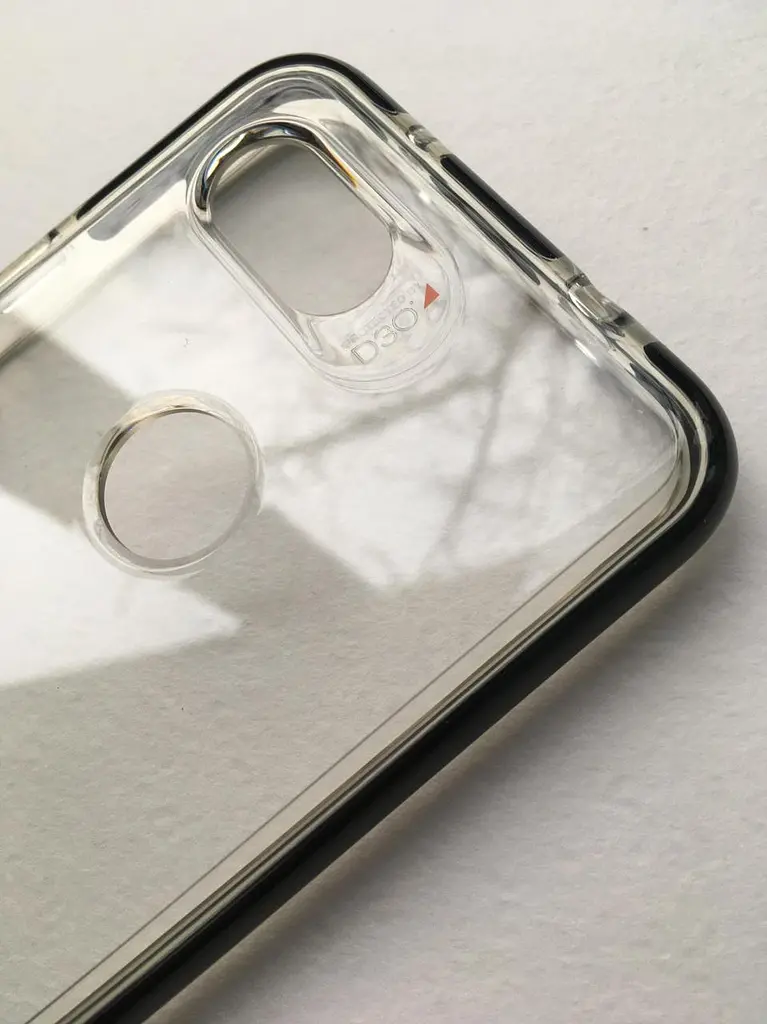Протиударний прозорий чохол GEAR4 Piccadilly D3O з антимікробним покриттям для Google Pixel 3a (5.6") Black + Transparent - фото 4
