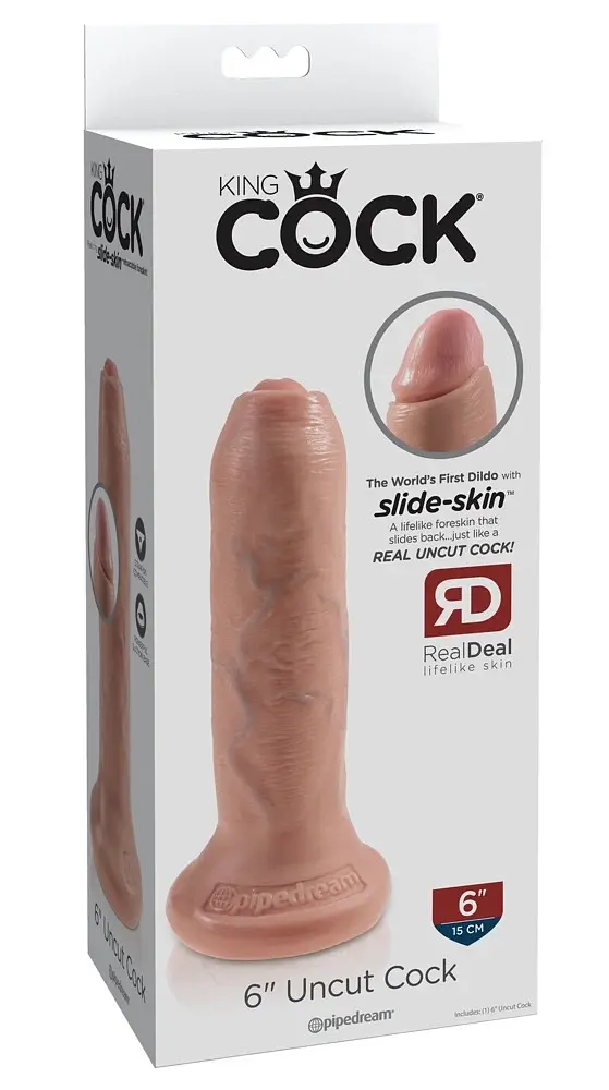 Фалоімітатор Pipedream Cock 6 Inch, 16 см (тілесний) - фото 3