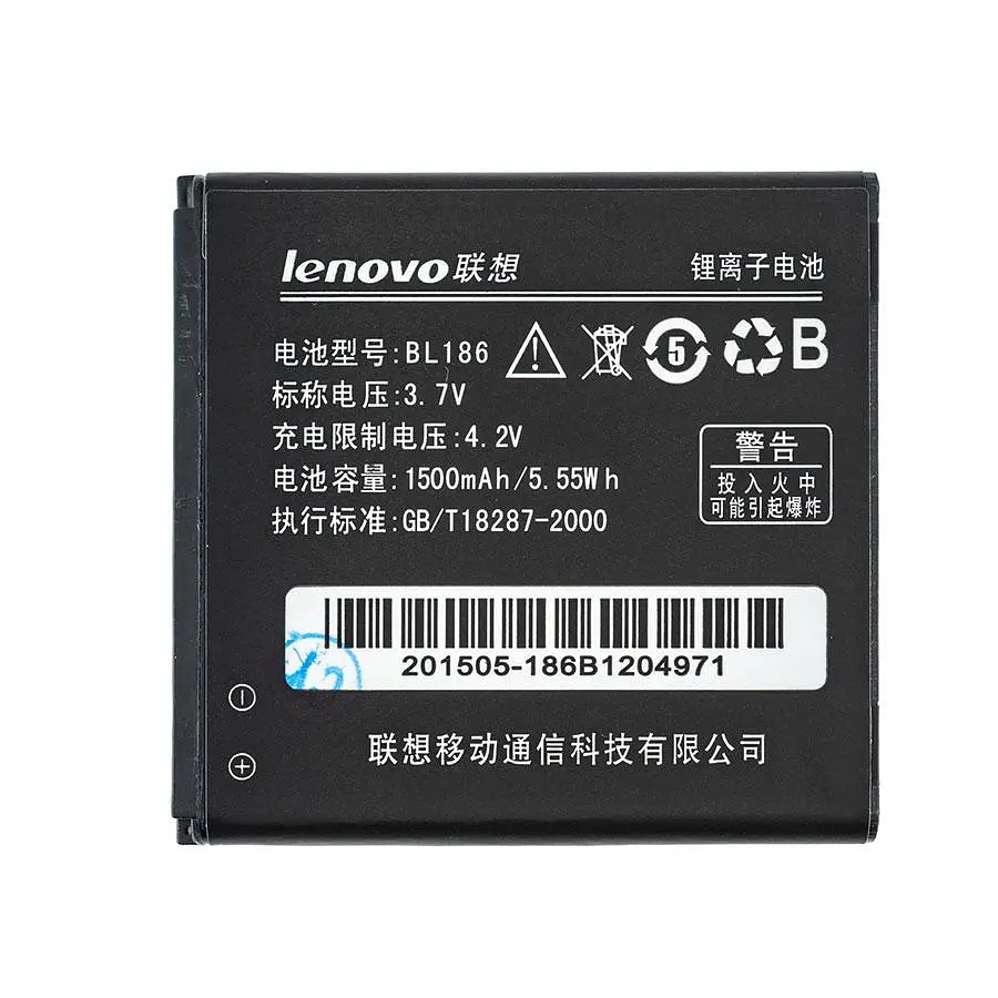 Акумулятор (батарея) для смартфона Lenovo BL186 (A288T) 3.7V 1500mAh 5.55Wh - фото 2