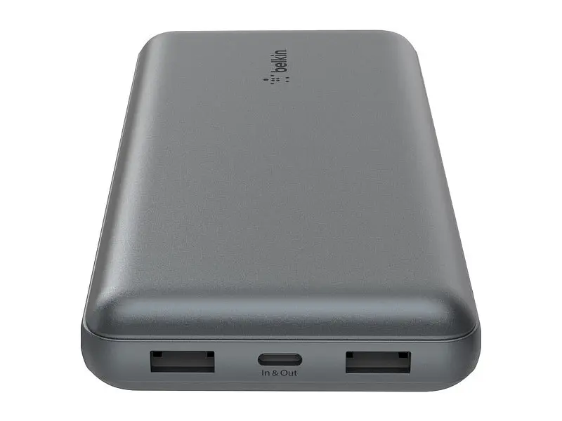 Зовнішній акумулятор (Power Bank) Belkin 20000mAh 15W Space Gray (BPB012BTGY) - фото 4