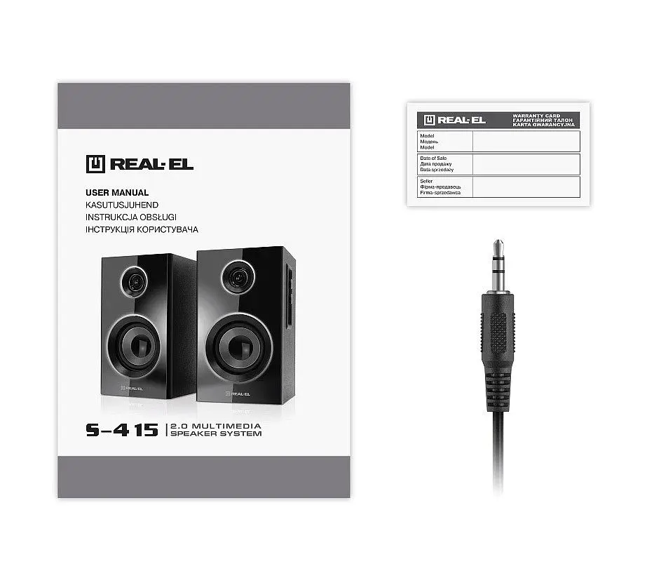 Компьютерные колонки 2.0 REAL-EL RS415 20Вт RGB Bluetooth Black - фото 11