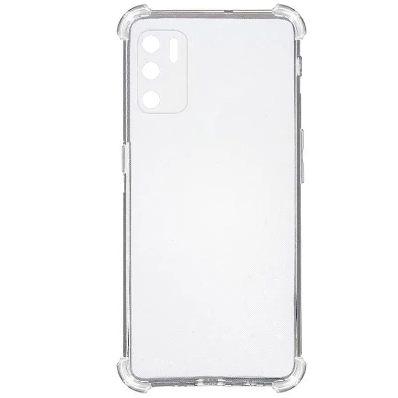 TPU чохол GETMAN Ease logo посилені кути Full Camera для Oppo A16s / A16 / A54s Безбарвний (прозорий) - фото 5
