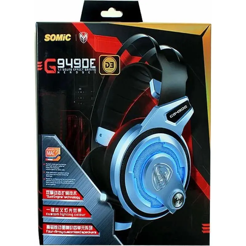 Гарнітура Somic G949DE Black/Silver - фото 4