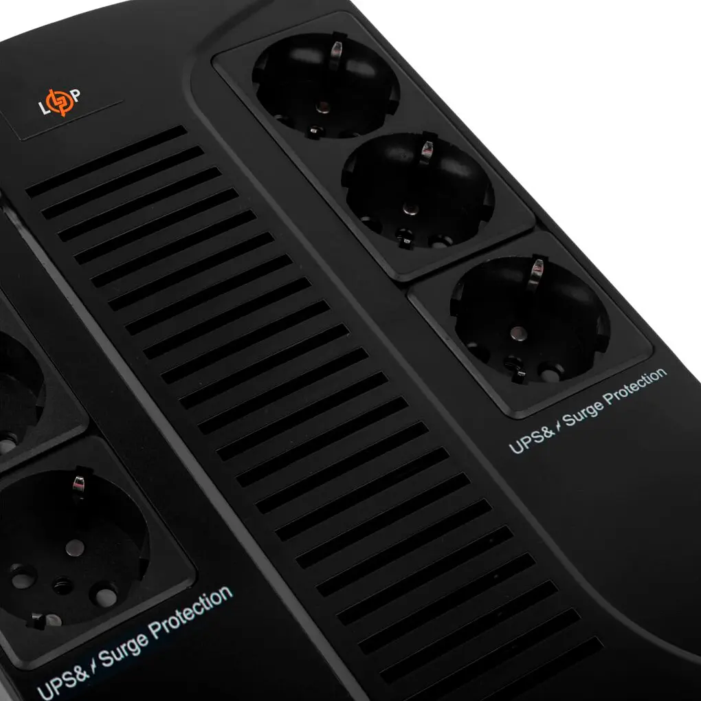 Джерело безперебійного живлення (ДБЖ) LogicPower 650VA-6PS (4324) [110104] - фото 3