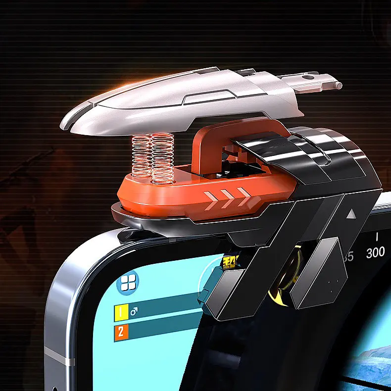 Ігровий макросный тригер зовнішній джойстик для телефону смартфона Memo AK06 Physical ігрові кнопки Black (18534) - фото 8