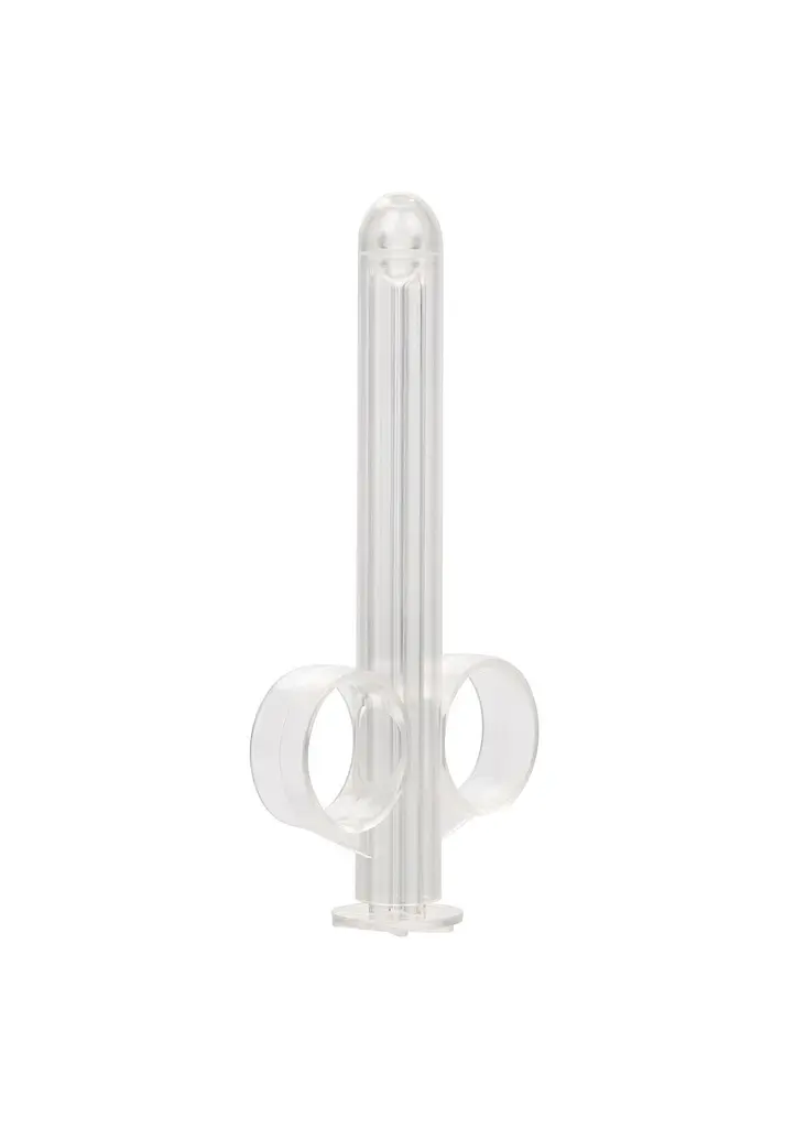 Шприц для спринцювання анальний душ XL Lube Tube CalExotics прозорий, 10.2 х 2 см - фото 6