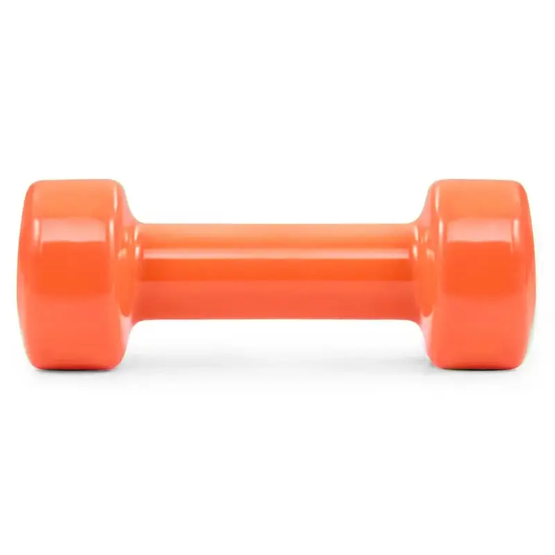 Гантель вінілова Power Play 4125 Achilles 1 кг, Orange - фото 3