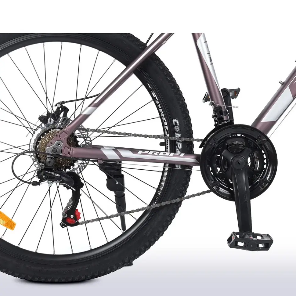 Велосипед "PHANTOM" PROF1 G26PHANTOM A26.1 26 д. Алюм.рама 19 ", SHIMANO 21SP, алюм., DB, FW TZ500, чорно-синій - фото 8