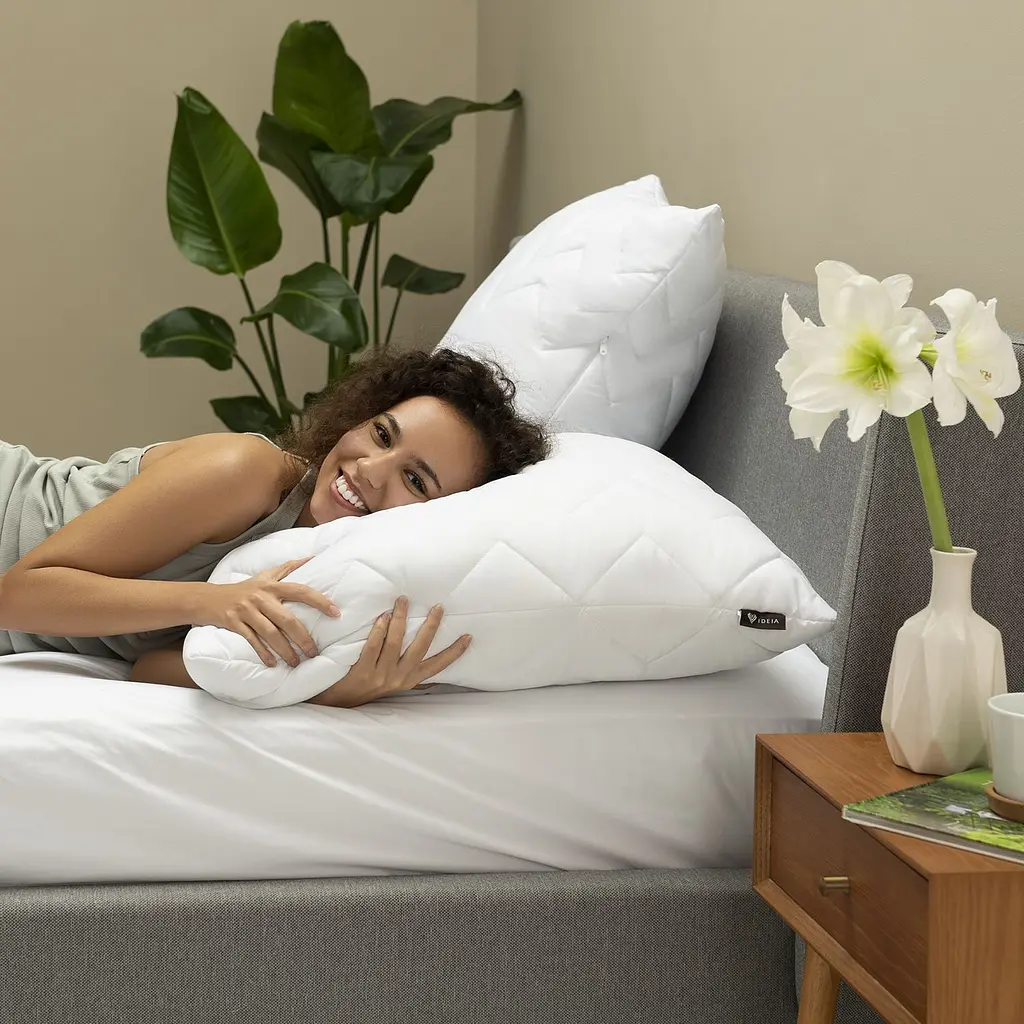 Подушка Idei  Nordic Comfort Ideia  антиалергенна 60х60 см біла (8000034961) - фото 7