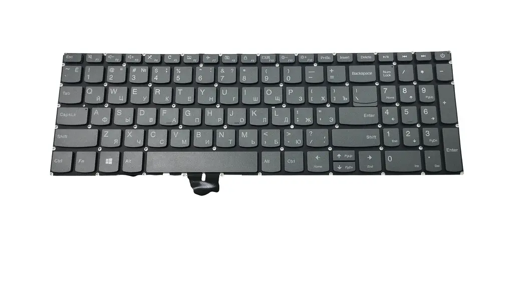 Клавіатура для ноутбука Lenovo IdeaPad (320-15ABR, 520-15IKB) Black (No Frame) - фото 2