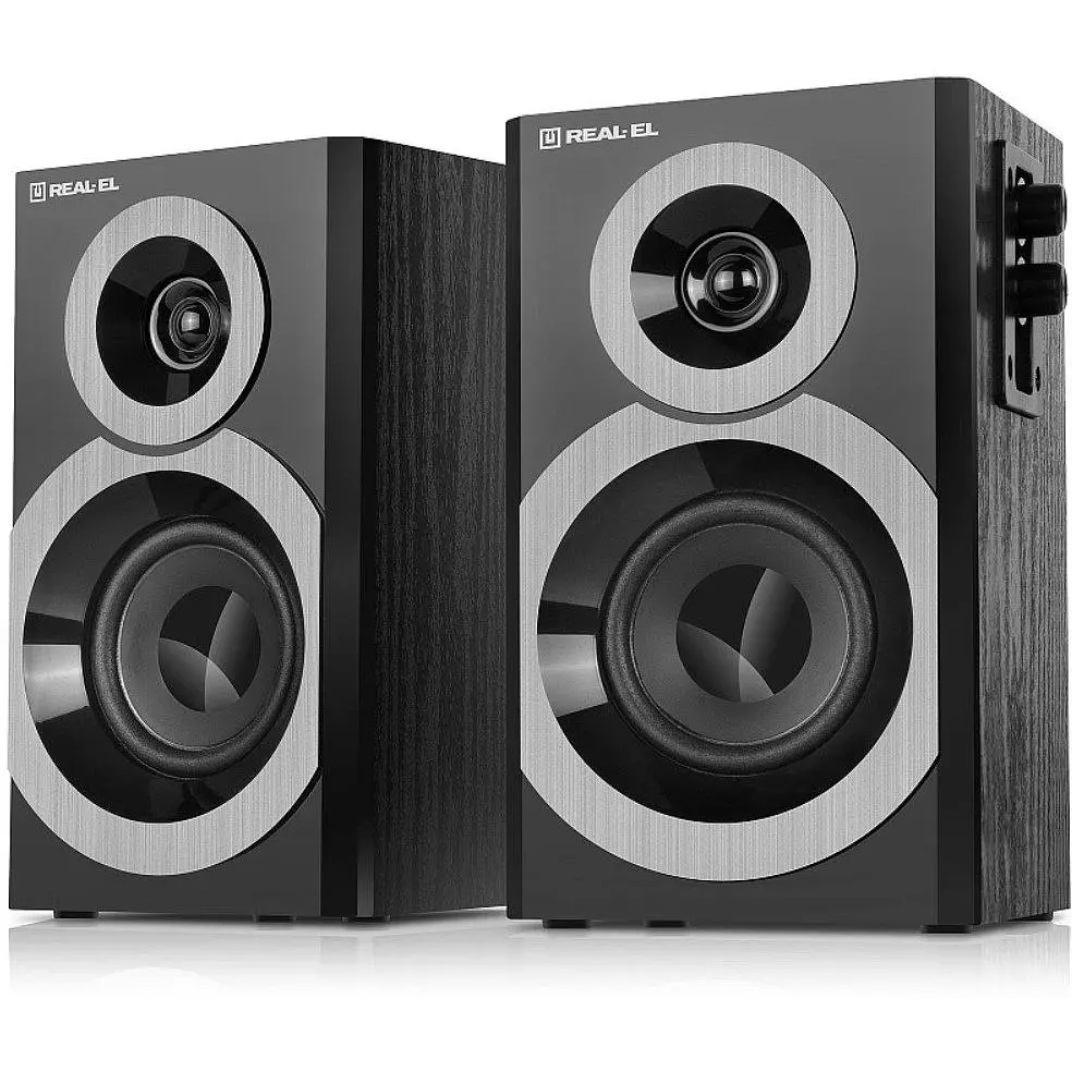 Комп'ютерні колонки 2.0 REAL-EL RS245 20 Вт Black - фото 4