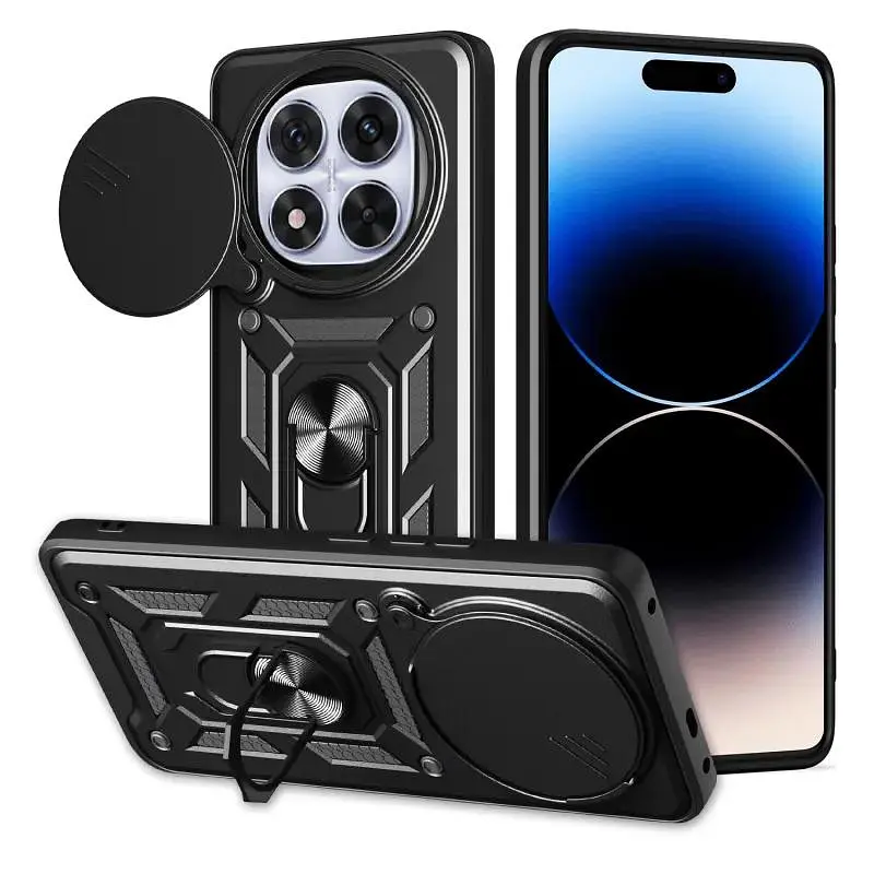 Чохол Ummi Camshield Serge Ring для Xiaomi Redmi Note 15 Pro 5G Чорний / Black - фото 2