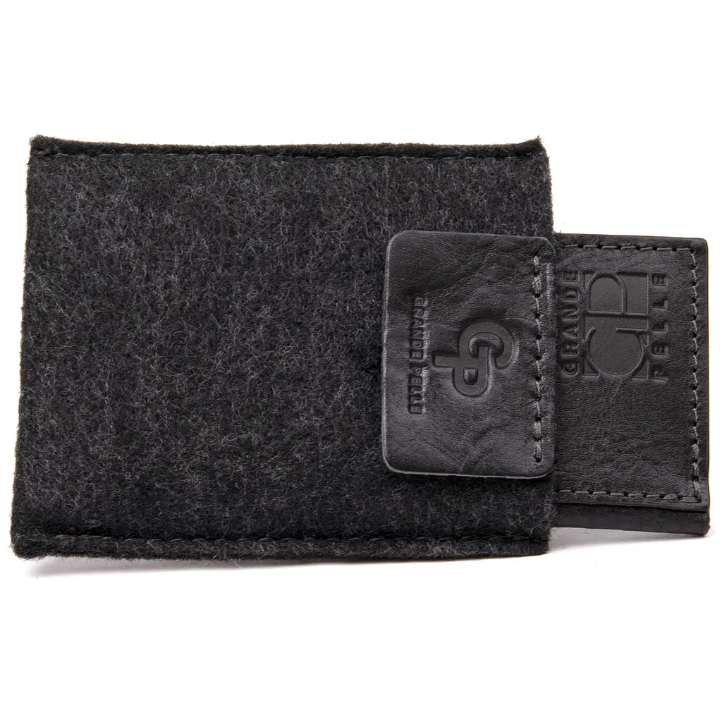 Визитница кожаная GRANDE PELLE 6.5х11х0.5 см acs0018792 - фото 4
