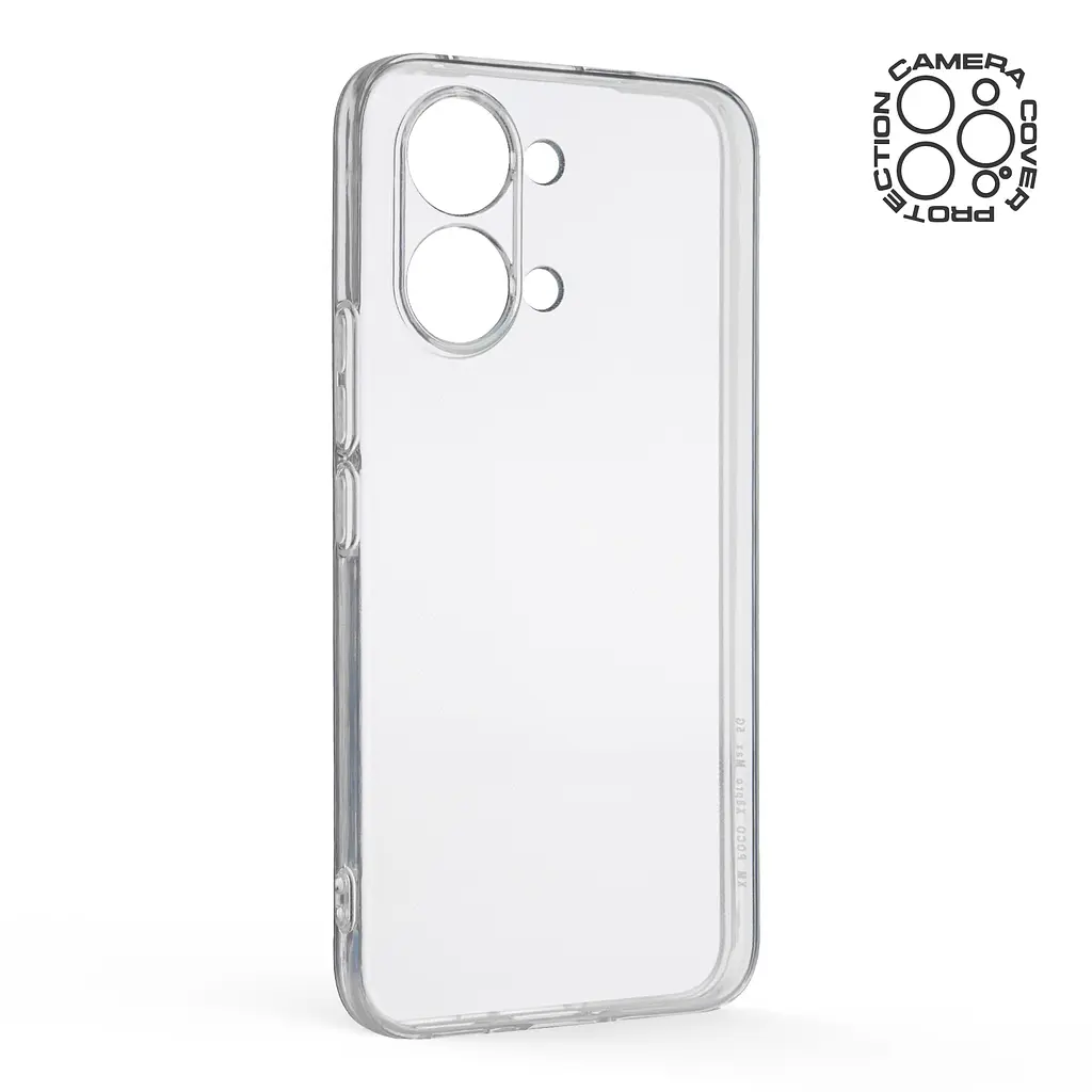 Прозрачный чехол для Xiaomi Poco X8 Pro Max 5G с защитой камеры, тонкий, силиконовый, бесцветный, ударостойкий, противоударный бампер c закрытой камерой, ArmorStandart (ARM90704) - фото 2