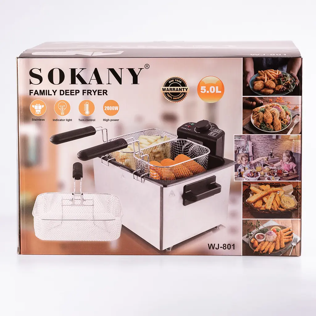 Фритюрниця Sokany WJ-801 - фото 6