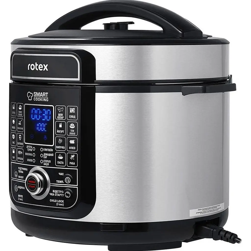 Мультиварка-скороварка Rotex REPC78-B Universal [115236] - фото 3