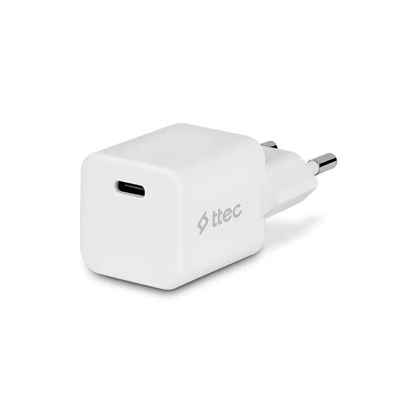 Мережевий зарядний пристрій Ttec SmartCharger USB-C /20Вт White (2SCP01B) - фото 4