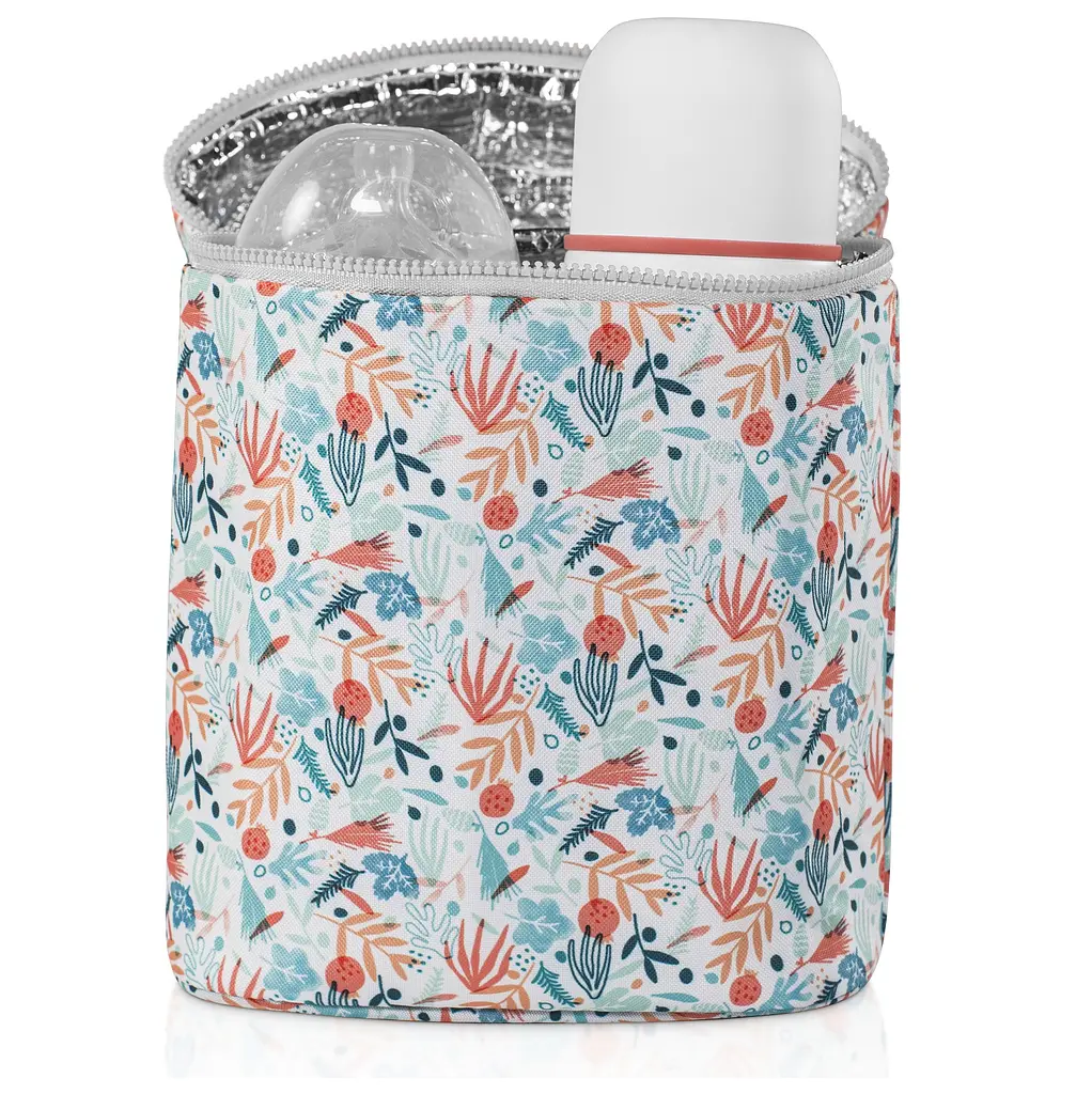 Термосумка Miniland Thermibag Double Mediterranean для двох термосів чи пляшечок, 25х9 см, блакитний (89330) - фото 2