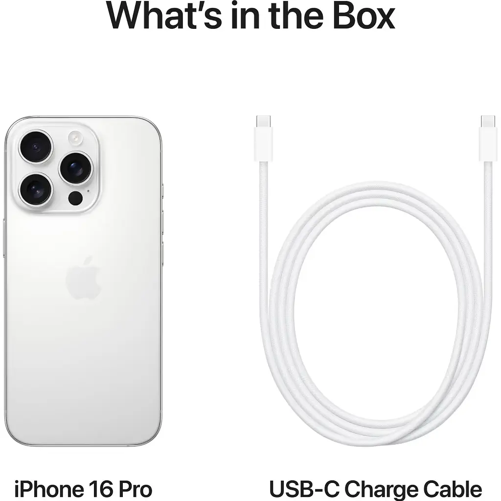 Смартфон Apple iPhone 16 Pro 128GB White Titanium (MYNE3) Б/В [167274] - фото 8