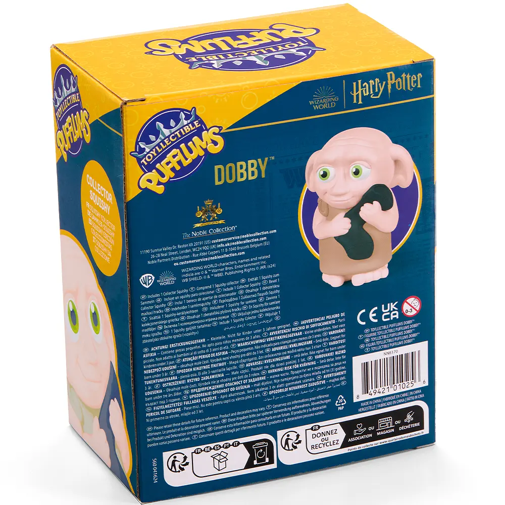 Іграшка антистрес Harry Potter Dobby - Pufflums сквіш (Гаррі Поттер) 18,5 см - фото 8