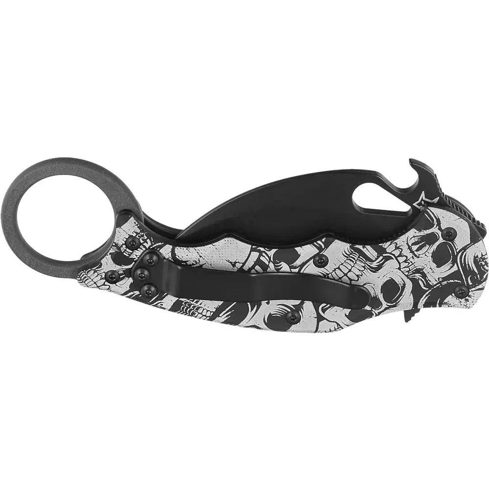 Ніж Fox Karambit ALB-3 Skulls - фото 3