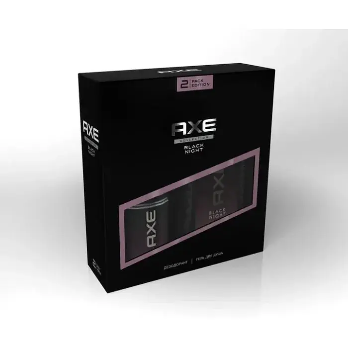 Подарочный набор AXE Black Night (антиперспирант 150 мл + гель для душа 250 мл) - фото 2