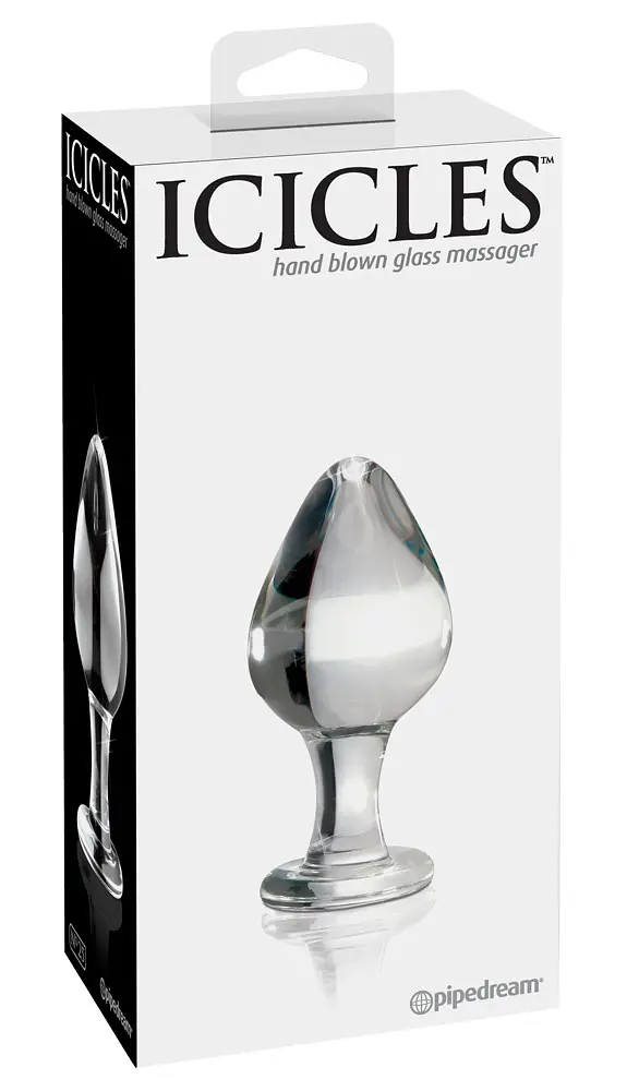 Анальна пробка Icicles No. 25 прозора