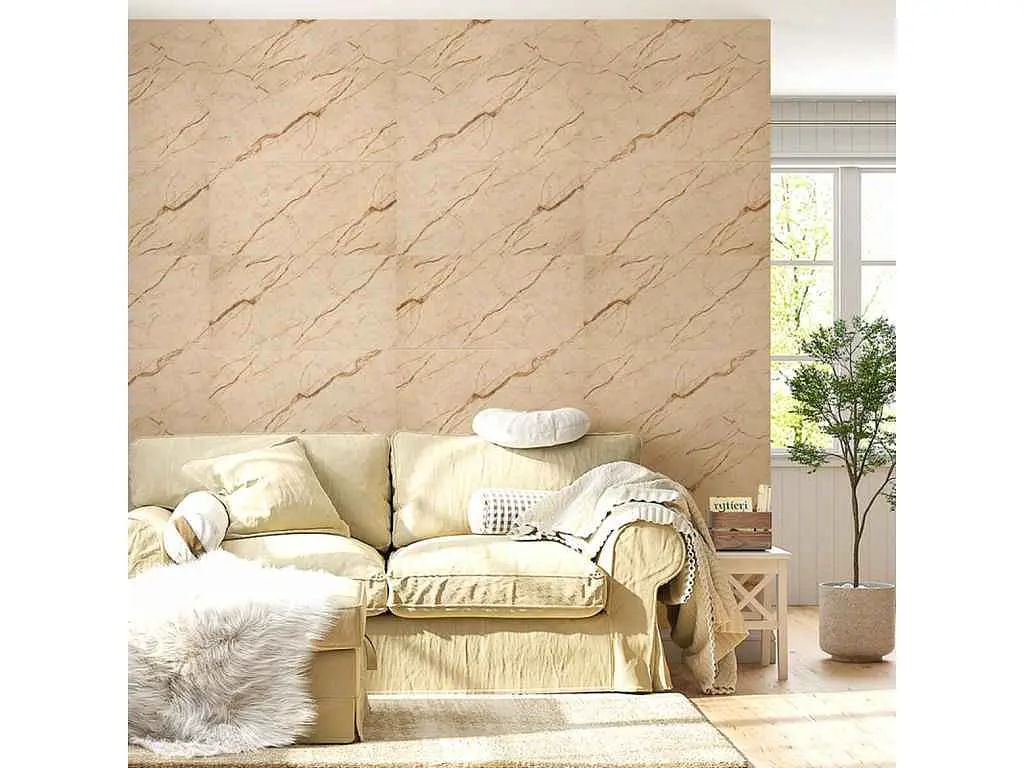 Самоклеюча вінілова плитка STICKER WALL 600*300*1,5мм Благородний мармур СВП-101 Глянець SW-00000291 - фото 6