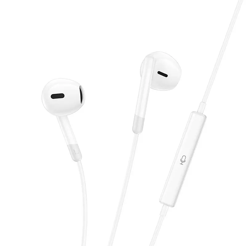 Стерео навушники Hoco M109 Pure joe (3.5mm/1.2m) White - фото 3