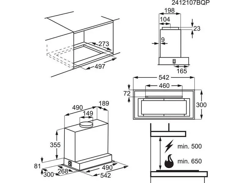 Витяжка Electrolux LFG916K - фото 7